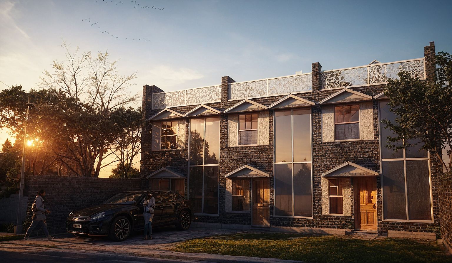 Upscale Eco Conscious Apartments Reference: Fire Brick A Modern Environmentally Conscious Apartment Design In